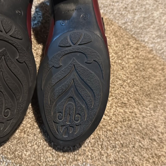 Remonte Leather Ankle Booties size EU 40 US 9.5 Artsy Slip-On Colorblock Casual - Picture 10 of 14